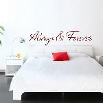 Exemple de stickers muraux: Always & Forever (Thumb)